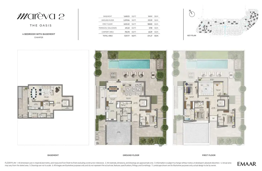 4 BR floor plan