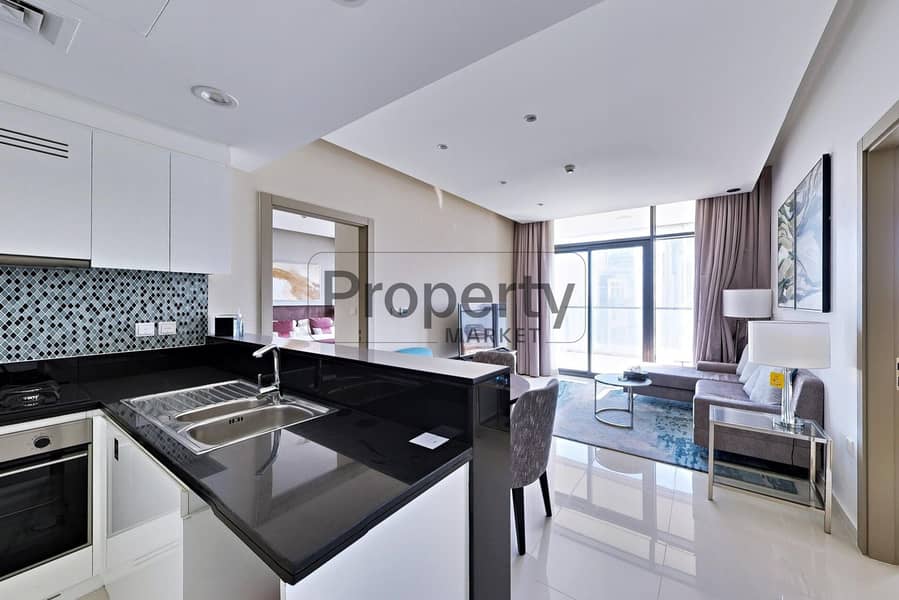 High Floor | Balcony | Burj Khalifa and Canal View