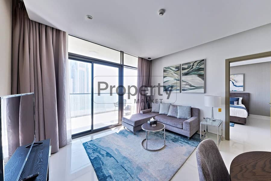 High Floor | Balcony | Burj Khalifa and Canal View