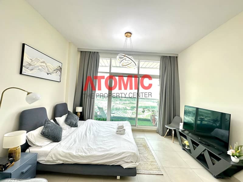 Fully furnished sea view studio in Sufouh with balcony