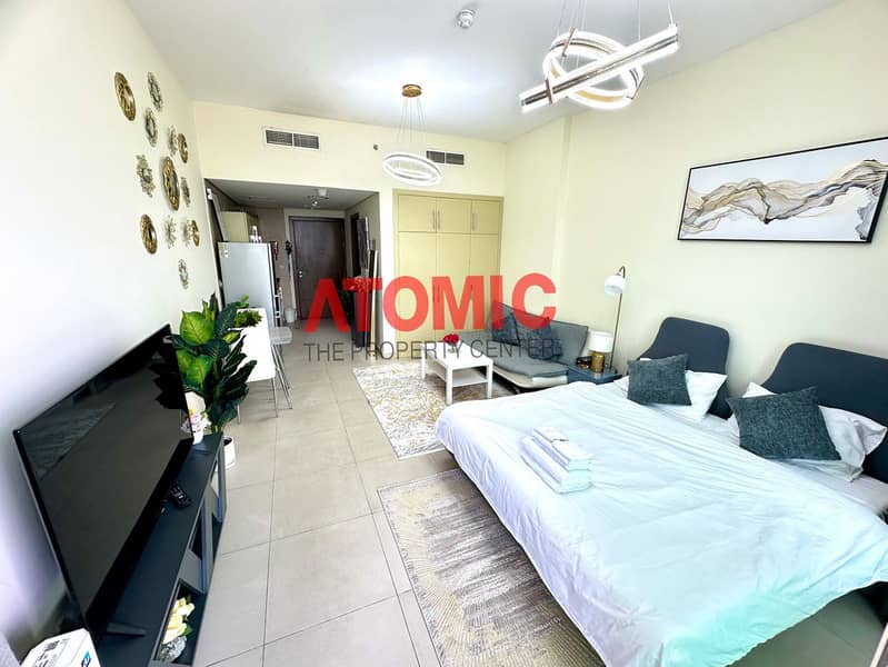 Fully furnished sea view studio in Sufouh with balcony