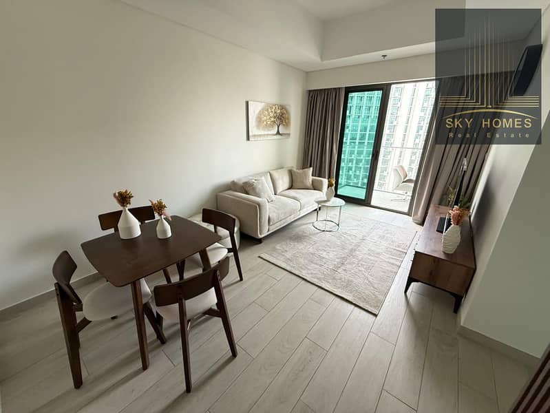 Ready to move specious fully furnished 1bhk apartment available for rent with all amenities just in 85k