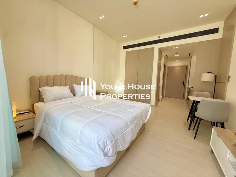Elegant Furnished Studio | Premium Finishes | Bright & Stylish Living