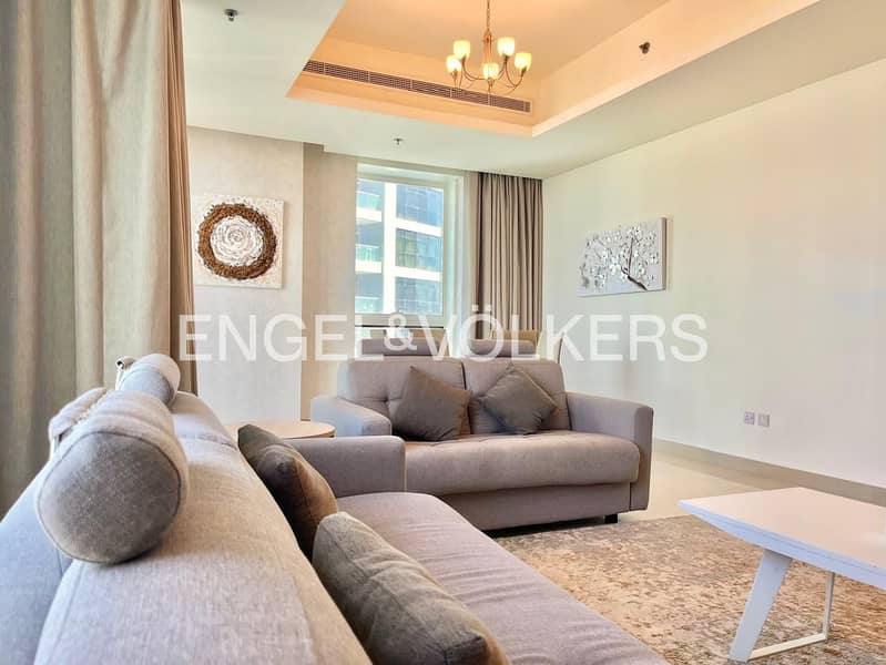 Furnished | Marina & Sea View | Bright | Vacant