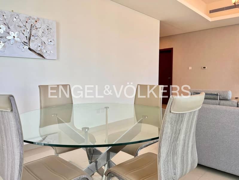 Furnished | Marina & Sea View | Bright | Vacant