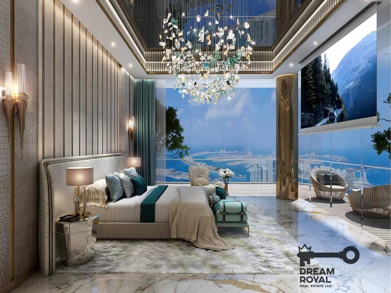 High floor | Sea view | Semi furnished - Image 9