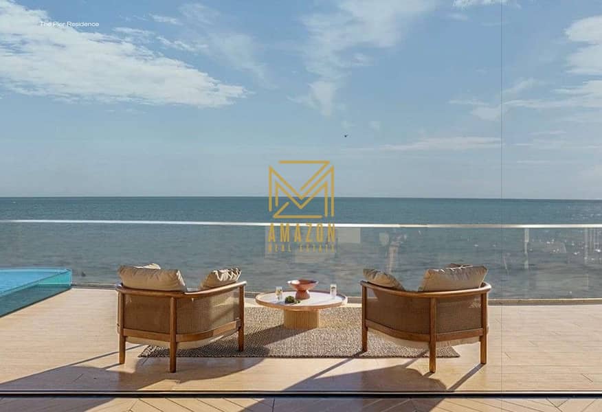 Luxury 3BR+M + Private Pool | Panoramic Sea View | Post-Handover
