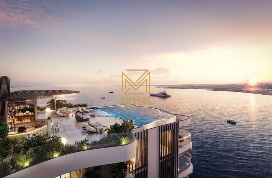 Luxury 3BR+M + Private Pool | Panoramic Sea View | Post-Handover