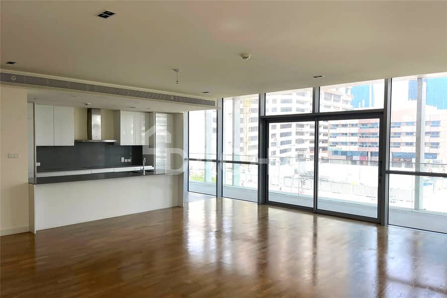 Corner Unit | Coca Cola Arena View | Unfurnished