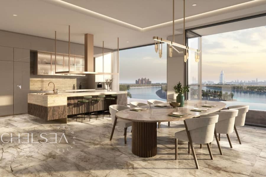 EXCLUSIVE UNIT | FULL PALM AND SEA-SUNSET VIEWS