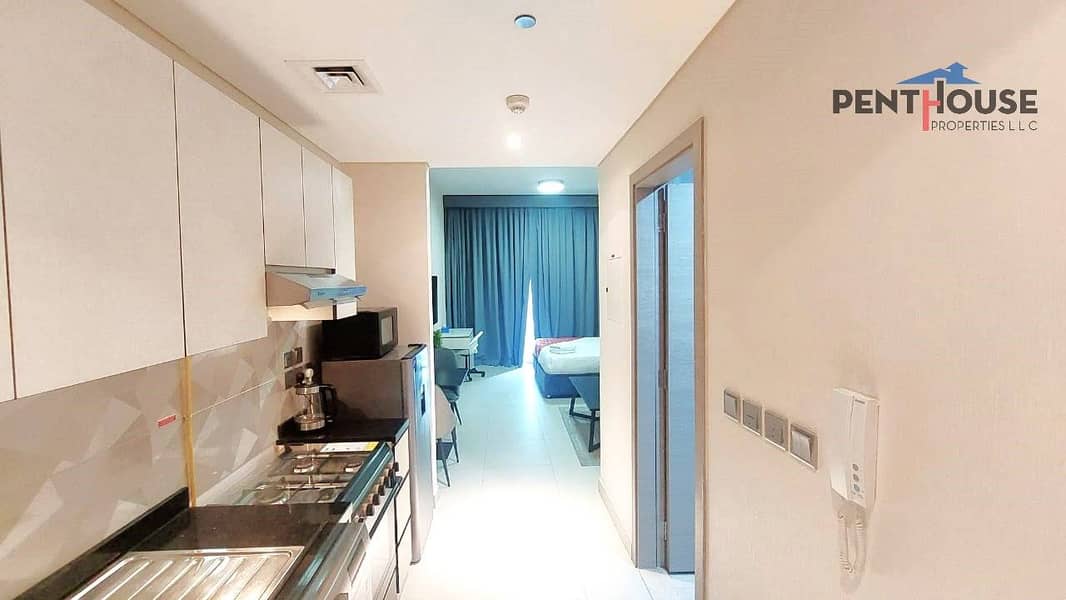 Furnished studio | Creek beach Pool view | Vacant. - Image 13