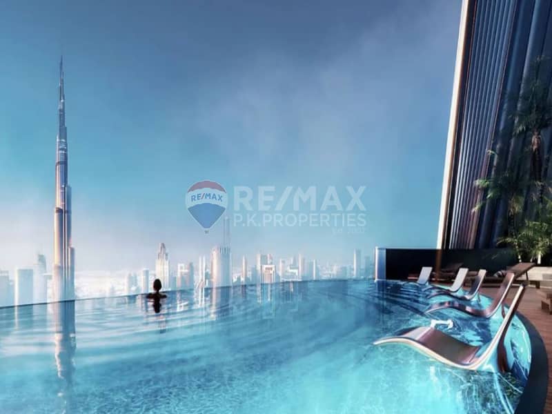Full Burj Khalifa View | Privet Pool | Unique Unit