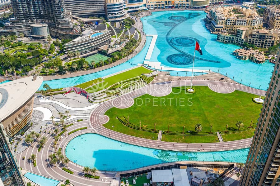 High Floor | Furnished | Fountain Views