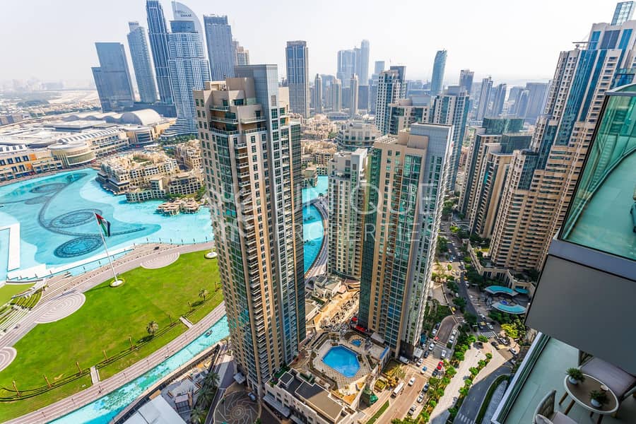 High Floor | Furnished | Fountain Views