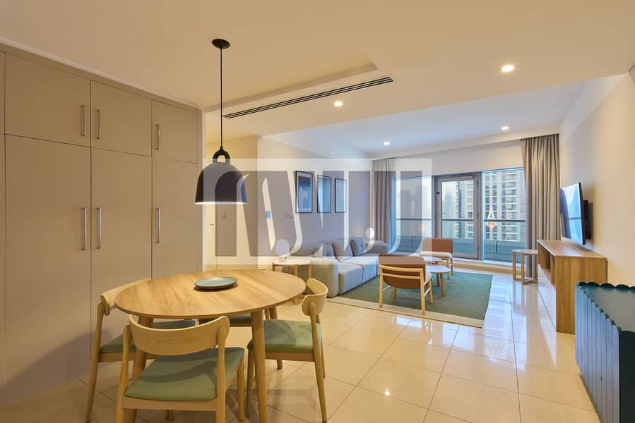 Fully Furnished 3 BR | Burj Khalifa View | No Commission