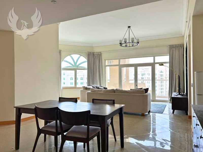 Luxury 3-Bed + Maid’s | Fully Furnished Penthouse-Level