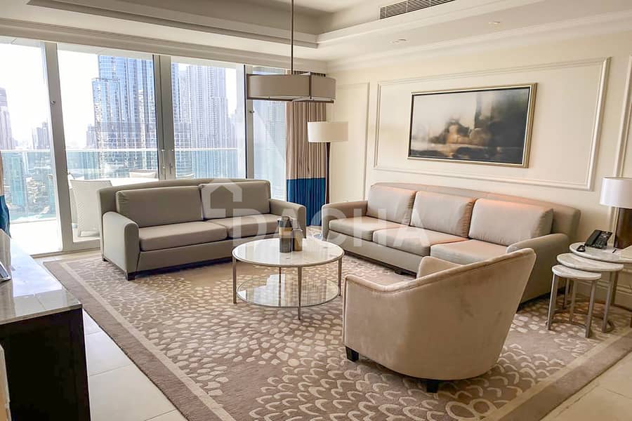 Luxury 2 Bedrooms | Burj Khalifa View | Rented