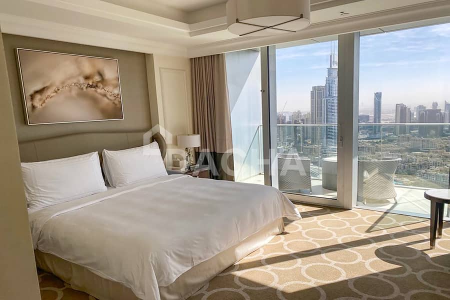 Luxury 2 Bedrooms | Burj Khalifa View | Rented - Image 8