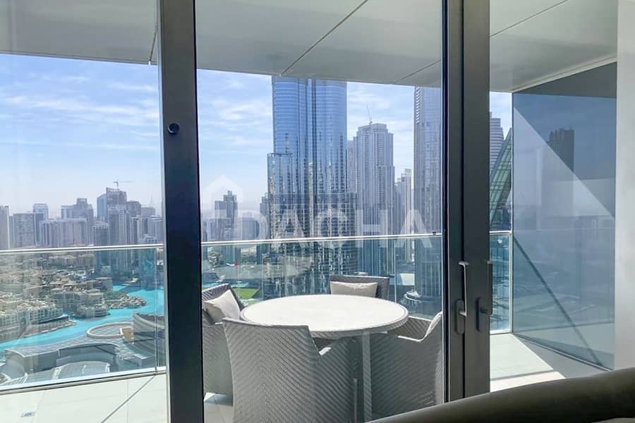 Luxury 2 Bedrooms | Burj Khalifa View | Rented - Image 10