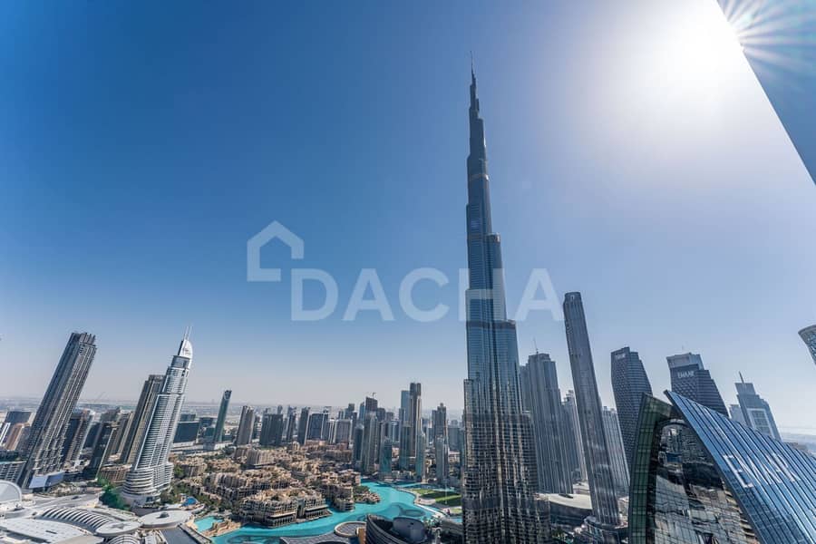 Luxury 2 Bedrooms | Burj Khalifa View | Rented - Image 17