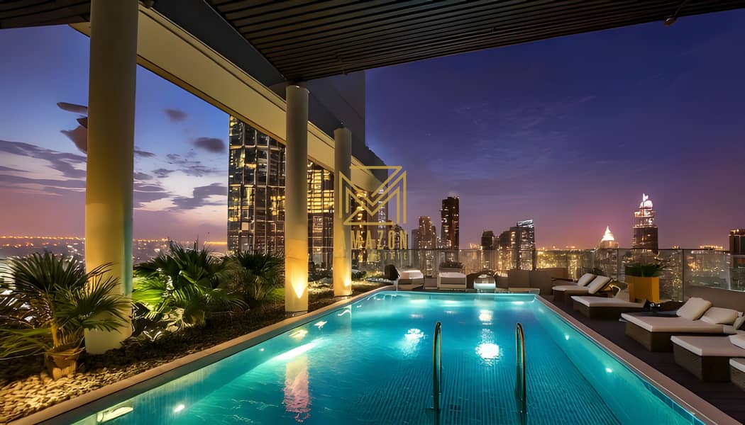 FULL SEA & SUNSET VIEW | PRIVATE POOL + MAID | Easy payment plan