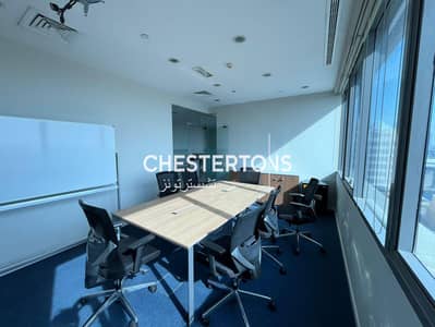 Office for Rent in Dubai Internet City, Dubai - Fitted & Furnished Office | SZR View | No Agent