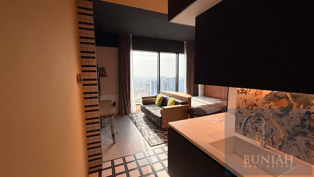 Live Stylishly in This Trendy L Shaped Studio at Mama Shelter Residences