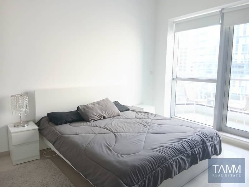 Waterfront Living | Near Tram | Fully Furnished 1BR | Marina View