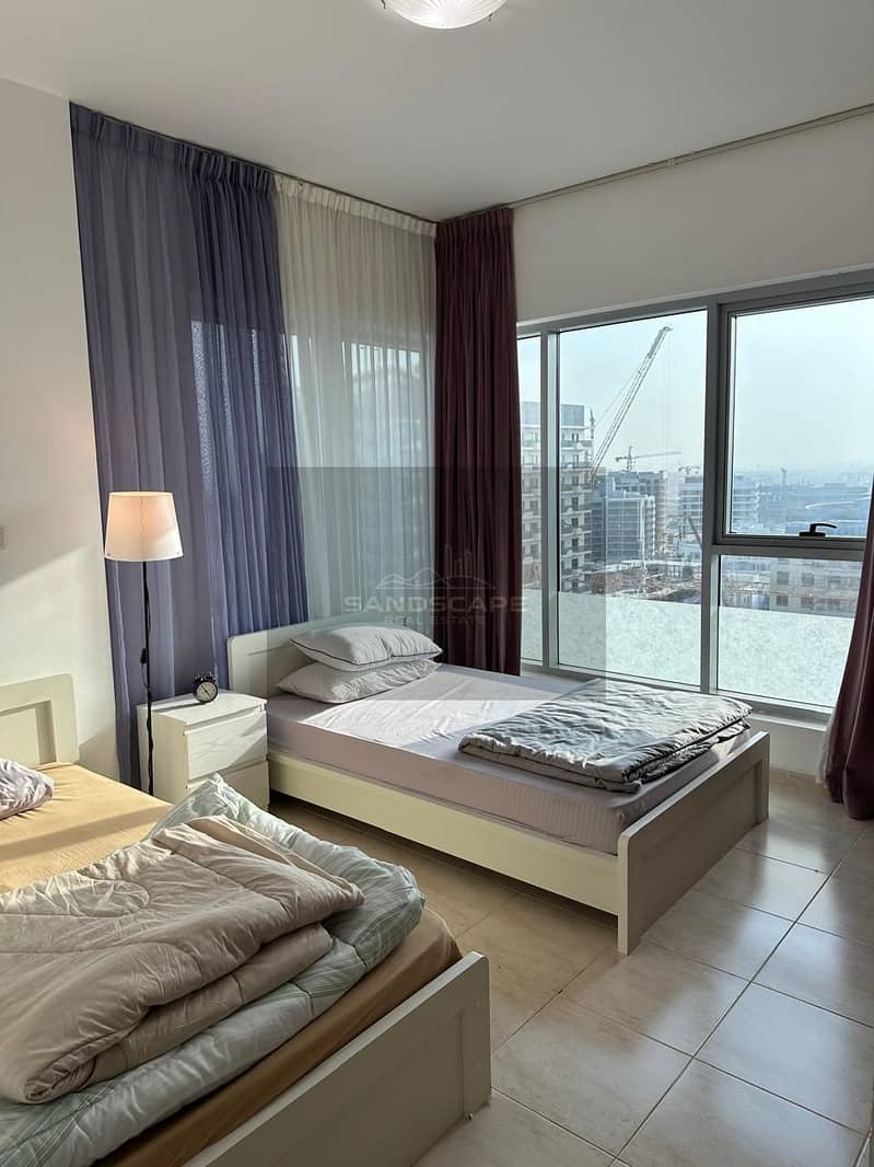 2 BHK | UNFURNISHED | OPEN DUBAI LAND VIEW | WITH BALCONY | TOWER E - Image 11