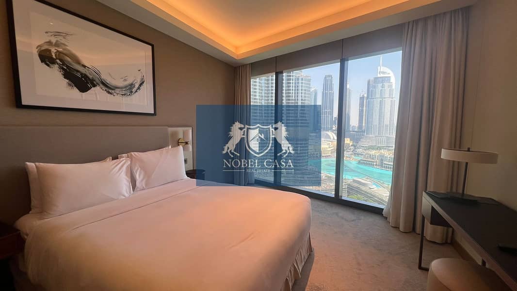 Full Burj Khalifa Fountain View from all rooms| Fully Furnished| Premium View