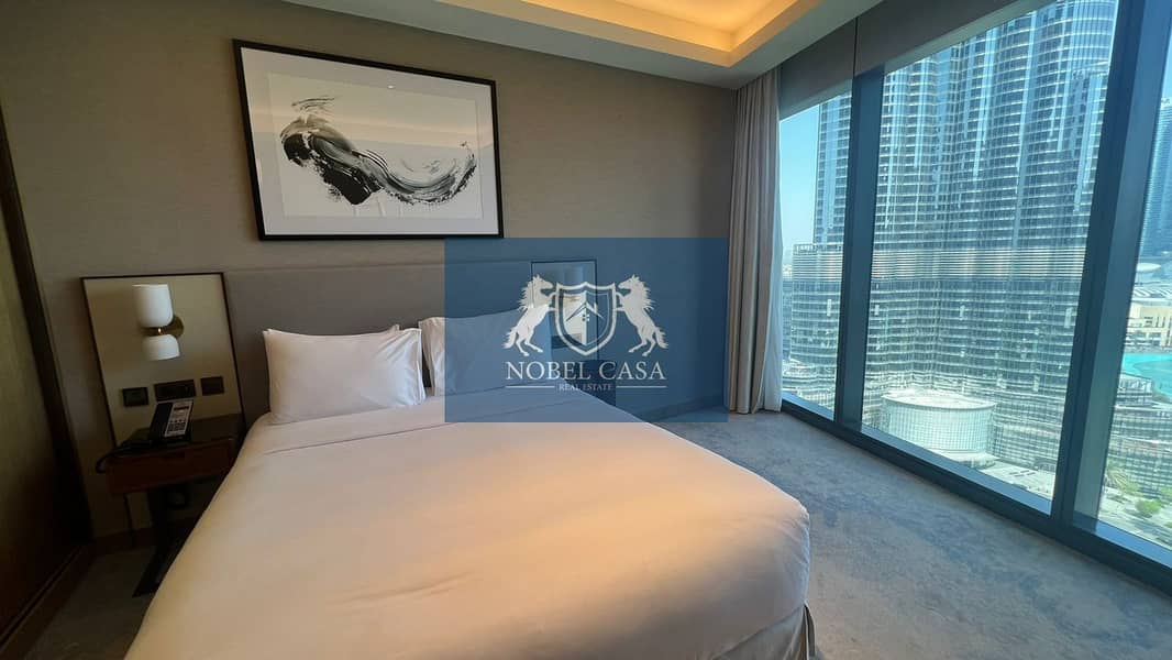 Full Burj Khalifa Fountain View from all rooms| Fully Furnished| Premium View - Image 14