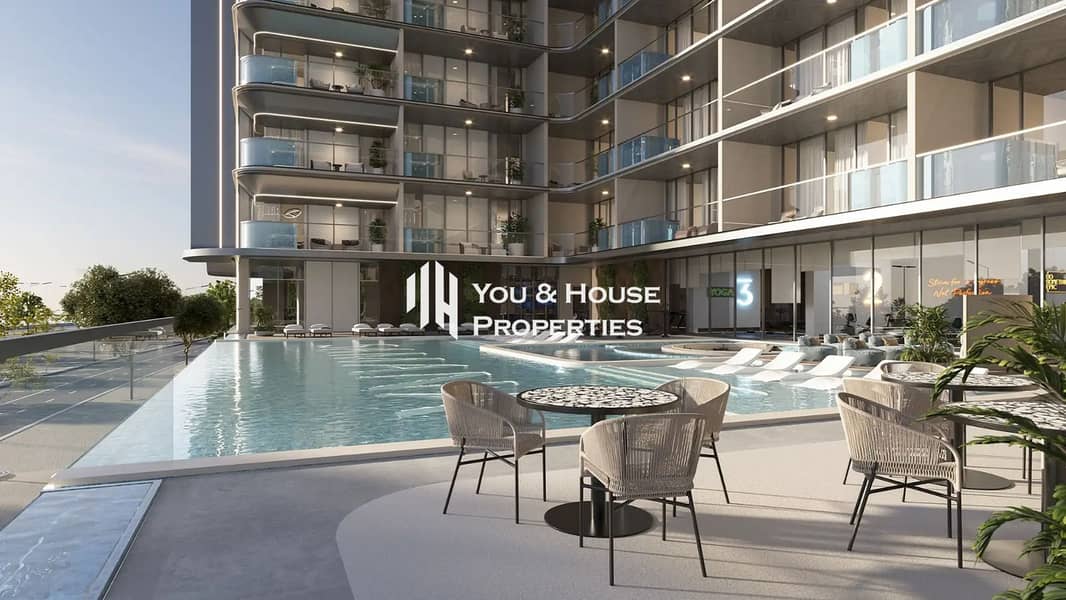 Ultra Luxurious 1-Bed + Pool I Attractive Layout I Pool & Amenities View