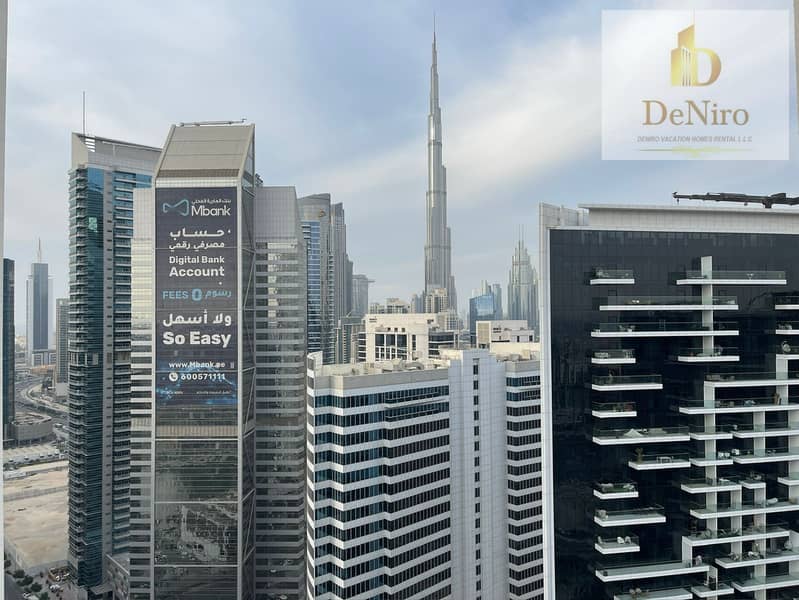 High-Floor Luxury Studio with Burj Khalifa View – Best Price for the Best Apartment!