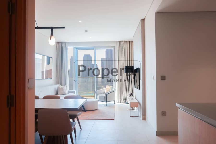 High Floor | Burj Khalifa View | Balcony|Furnished