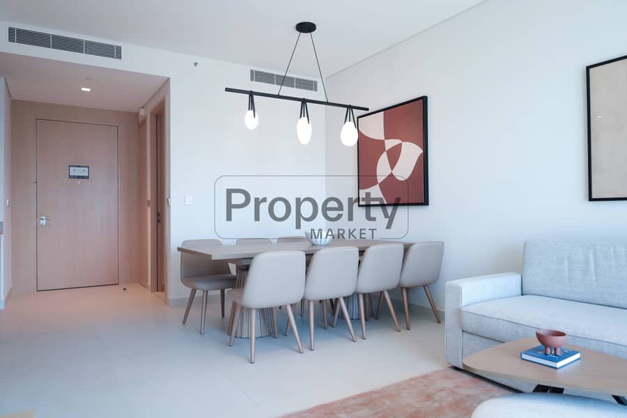 High Floor | Burj Khalifa View | Balcony|Furnished