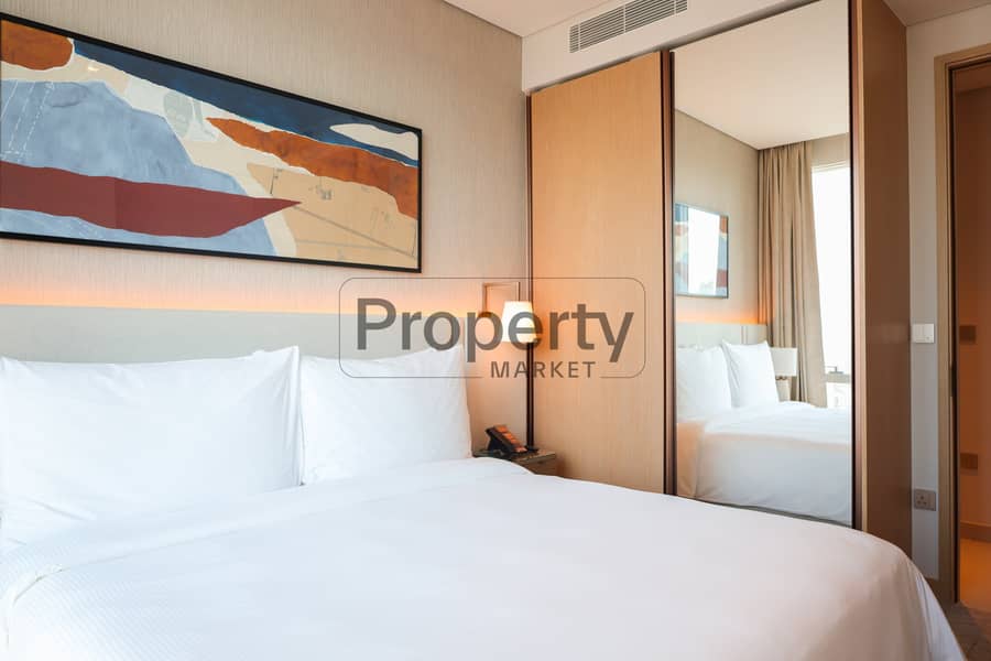 High Floor | Burj Khalifa View | Balcony|Furnished - Image 12