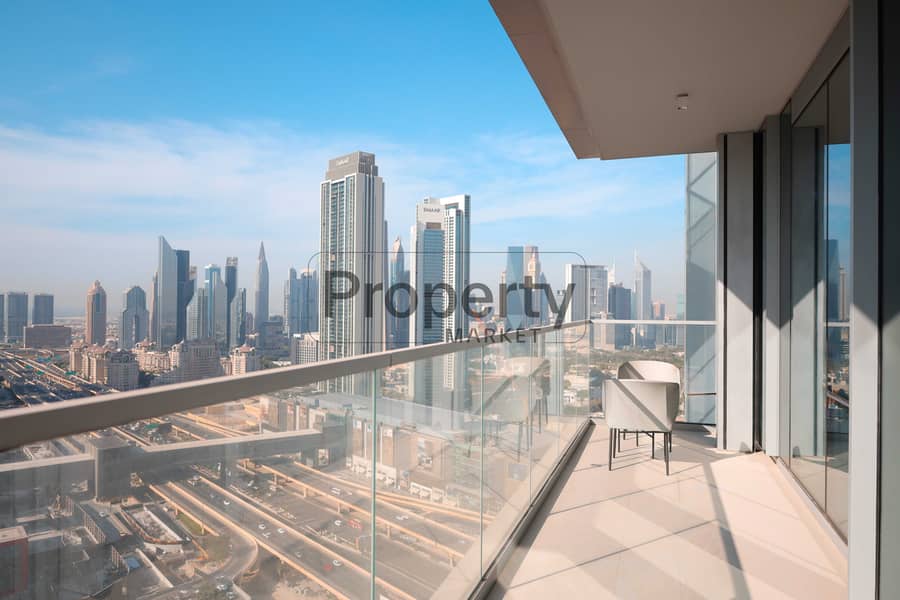 High Floor | Burj Khalifa View | Balcony|Furnished - Image 22