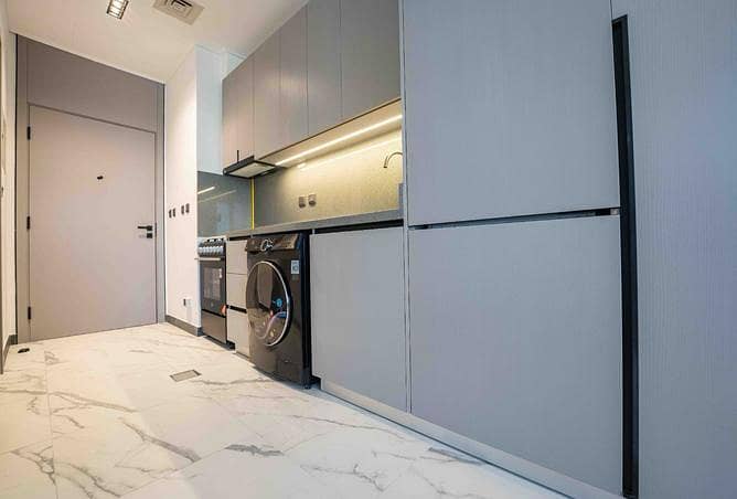 For sale studio ready and fully furnished in mag city in Mohamed bin rashes city open view rented now asking 850.000 with negotiation - Image 6