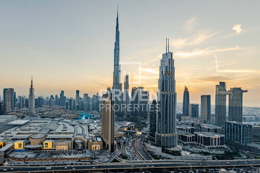 Burj Khalifa View | Well Furnished | Vacant
