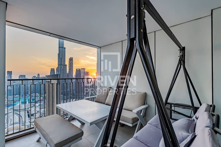 Burj Khalifa View | Well Furnished | Vacant - Image 19