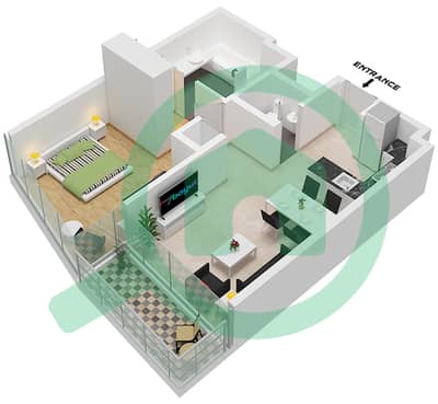 المخططات الطابقية لتصميم النموذج 3,5 FLOOR 2,4-12,16-36,40 شقة 2 غرفة نوم - العنوان رزيدنسز دبي أوبرا برج 1 المخططات الطابقية لتصميم النموذج 3,5 FLOOR 2,4-12,16-36,40 شقة 2 غرفة نوم - العنوان رزيدنسز دبي أوبرا برج 1