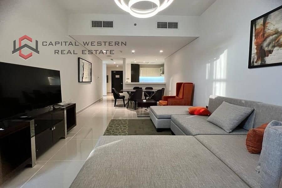 Furnished 2BR+Maid, Golf View, Ready by January