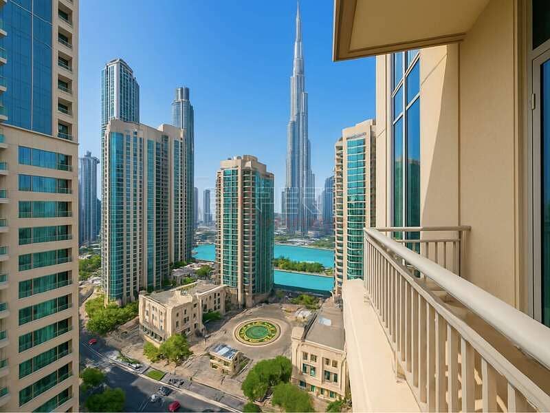 Burj Khalifa & Opera View | High Floor | Multiple Cheques Option