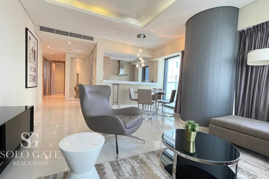 Elegant 2BR | Community And Pool View | High Floor