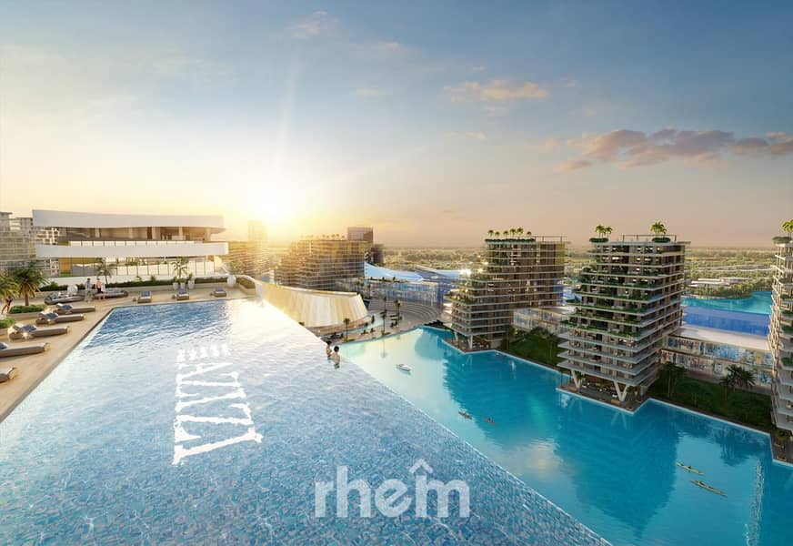 LUXURY 1BR | FULL LAGOON | CORNER | HIGH ROI - Image 13