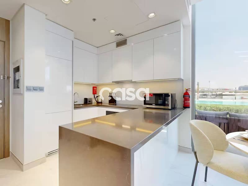 Spacious Layout | Elegant Furnished | Lagoon View - Image 10