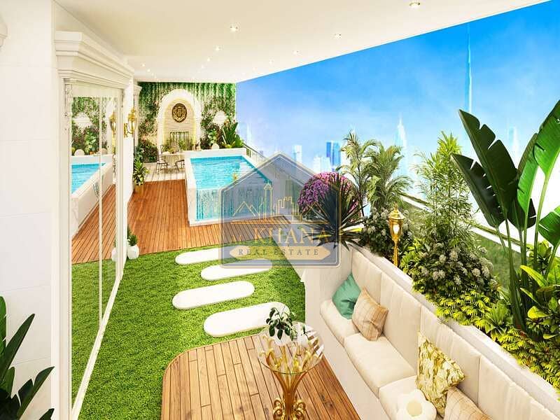 24% ROI in 3 years / Branded apartment / furnished / Private pool