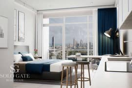 شقة في جولف فيوز سيفن سيتي،أبراج بحيرات الجميرا 1 غرفة 1070000 درهم - 13679079