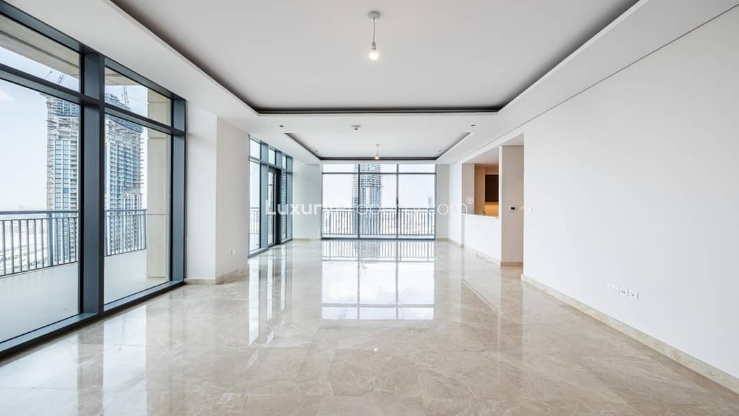 Burj khalifa view | 2 expansive terraces | Unique layout