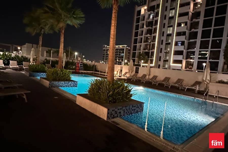 FullyFurnished | Vacant | Chiller Free | Pool View